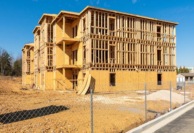 a moveable, adaptable fence suited for construction sites and events in Oak Park